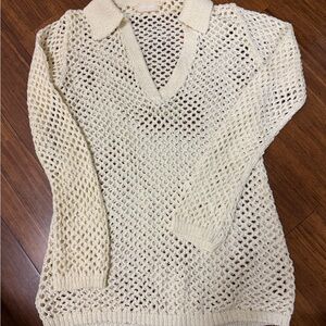 Monday Swimwear Cream Knit Women's Cover up